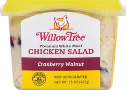 Willow Tree Poultry Farm Premium White Meat Chicken Salad With Cranberries & Walnuts