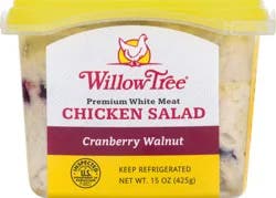 Willow Tree Poultry Farm Premium White Meat Chicken Salad With Cranberries & Walnuts