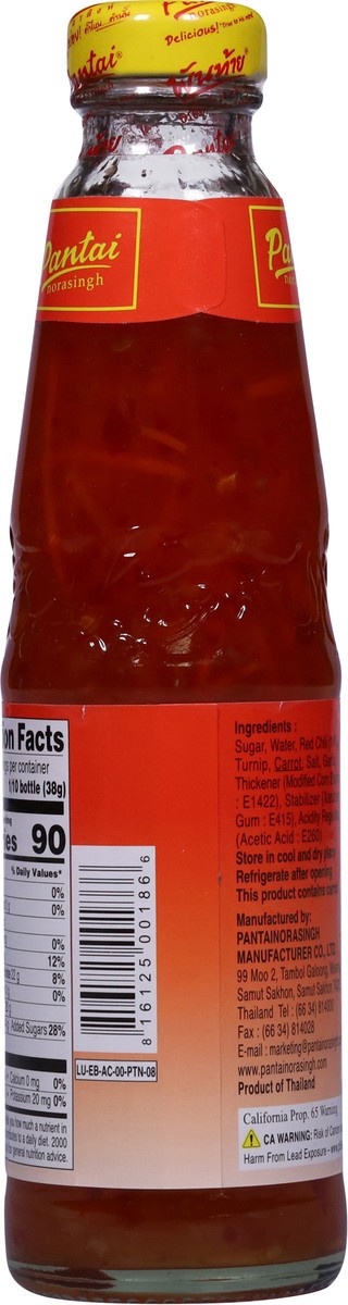 slide 12 of 12, Pantai Norasingh Sweetened Chili Sauce 13.2 oz, 1 ct