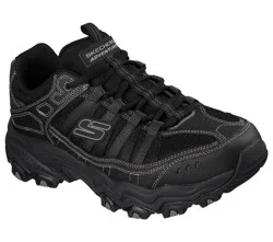 Skechers Men's Stamina At Afterburn Legacy Shoe, Black, Size 12