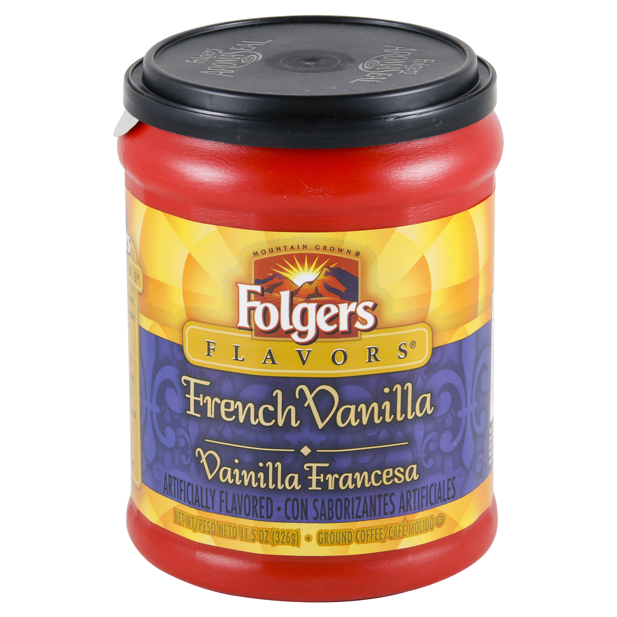 slide 4 of 4, Folgers French Vanilla Ground Coffee, 11.5 oz