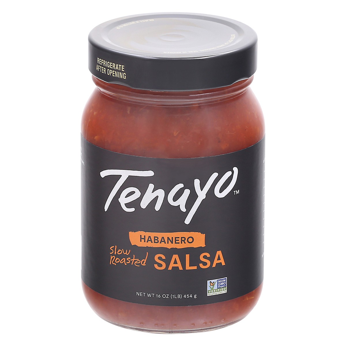 slide 1 of 9, Tenayo Slow Roasted Habanero Salsa 16 oz Jar, 16 oz