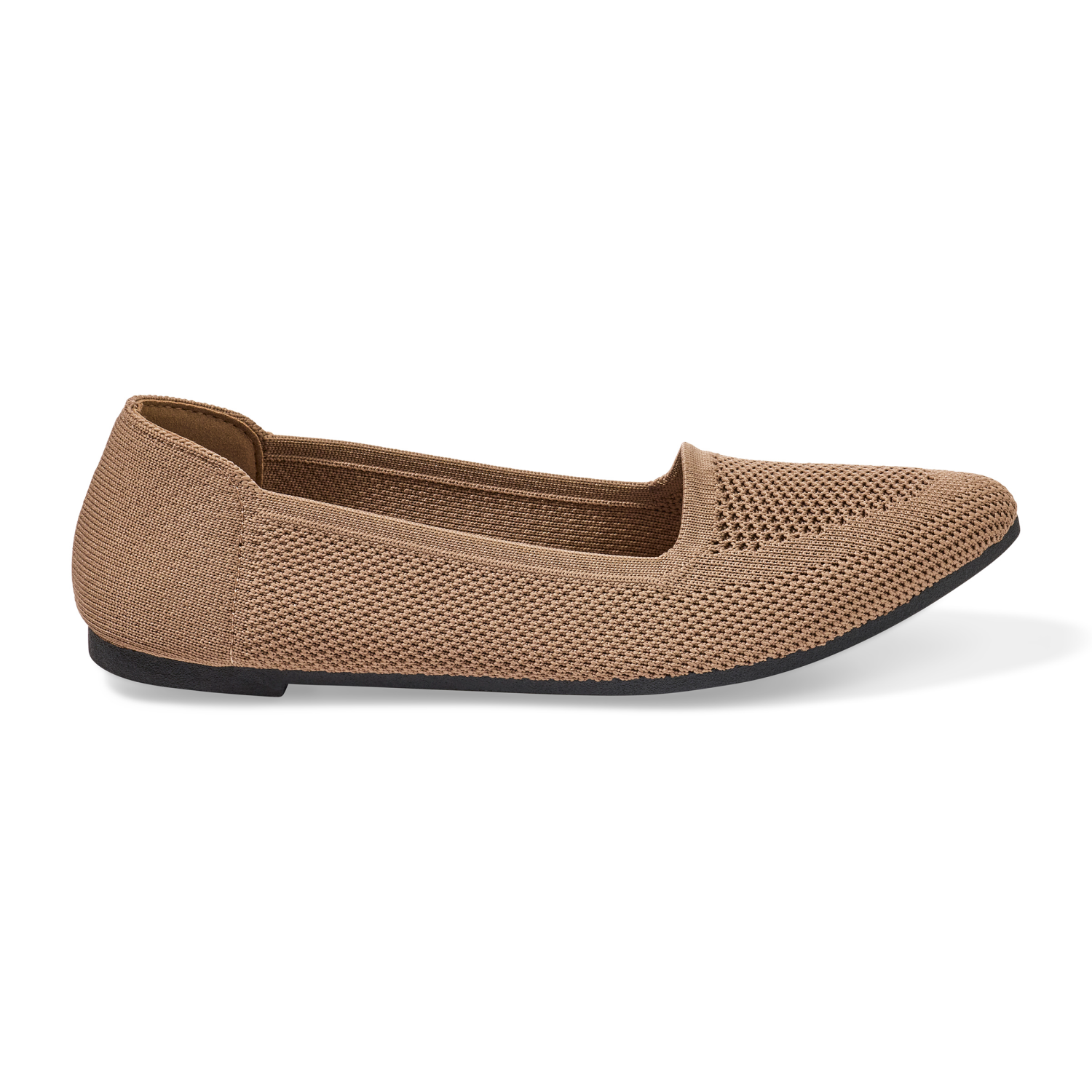 slide 5 of 6, MIA GIRL Mia Women's Damali Knit Flats, Dark Sand, Size 8, Size 8