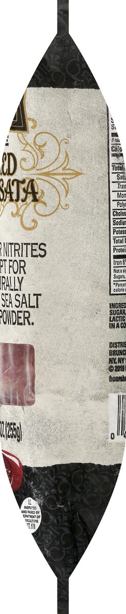 slide 4 of 9, Boar's Head Superiore Uncured Sopressata Dry Sausage, 9 oz