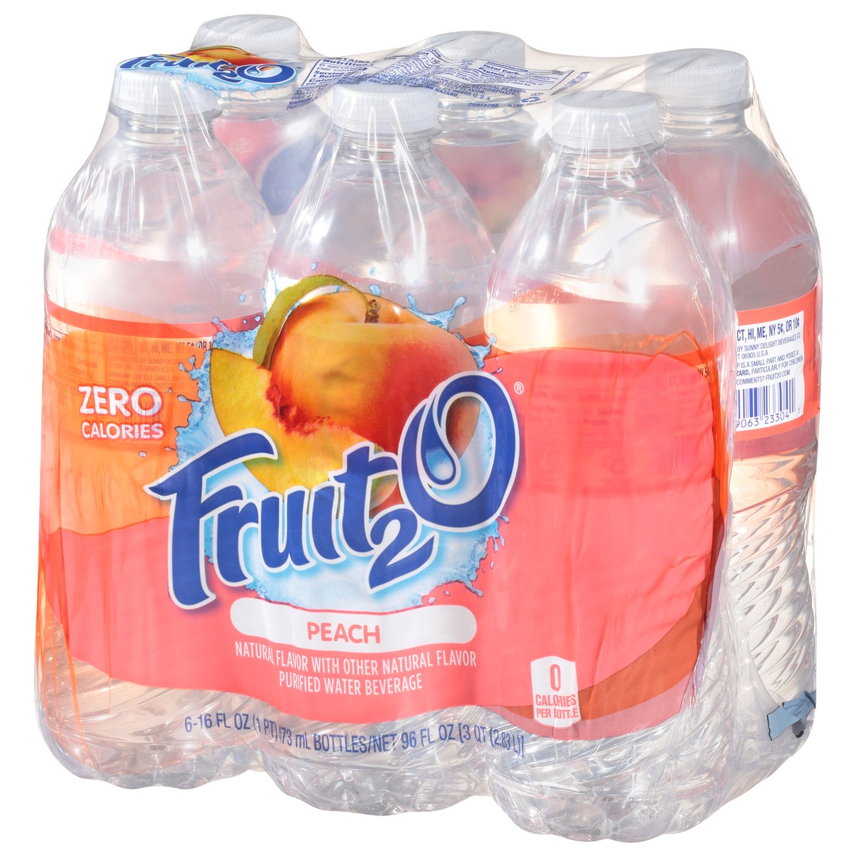 slide 11 of 12, Fruit2O 6 Pack Peach Purified Water Beverage 6 ea - 6 ct, 6 ct