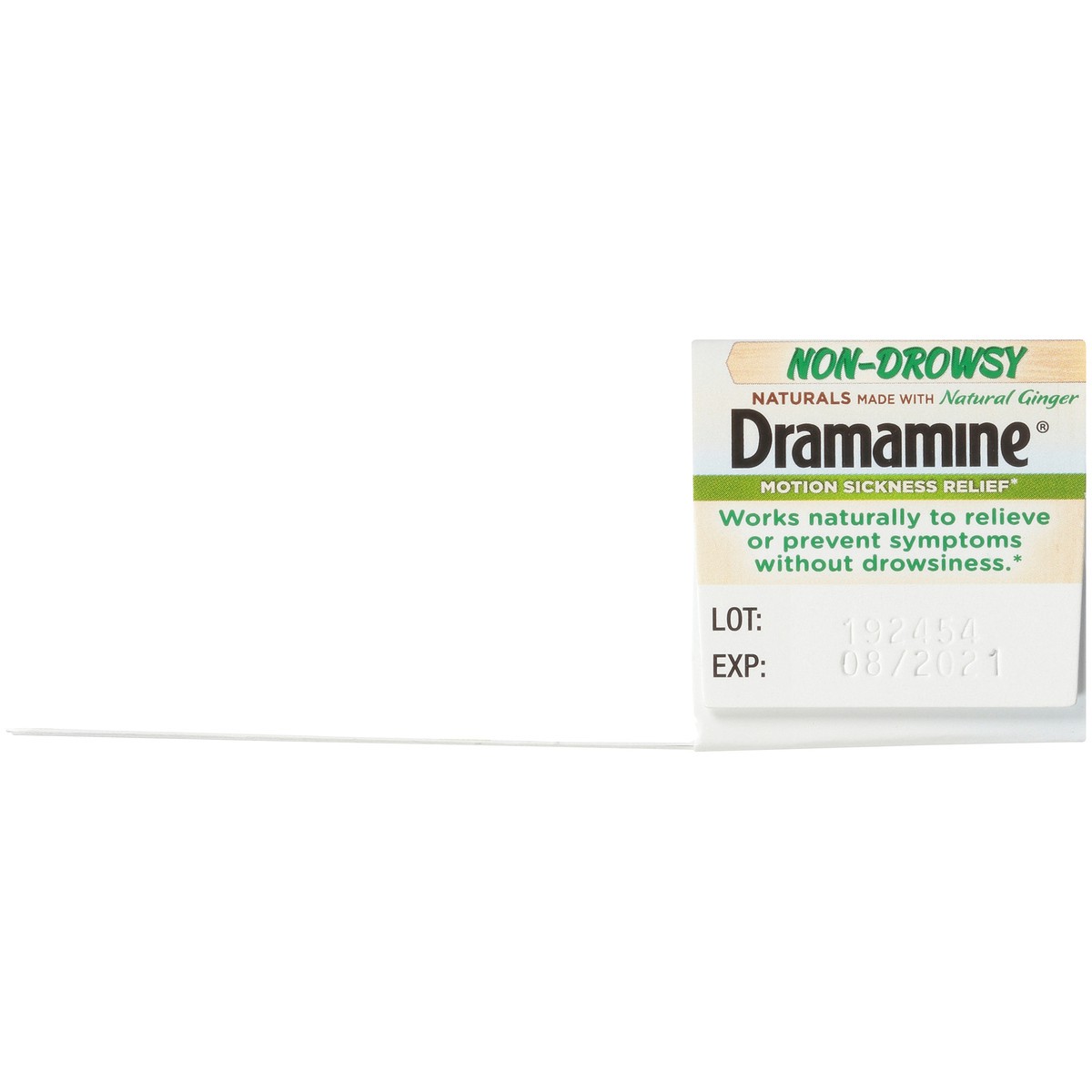 slide 3 of 10, Dramamine Non-Drowsy Naturals Capsules, 18 ct