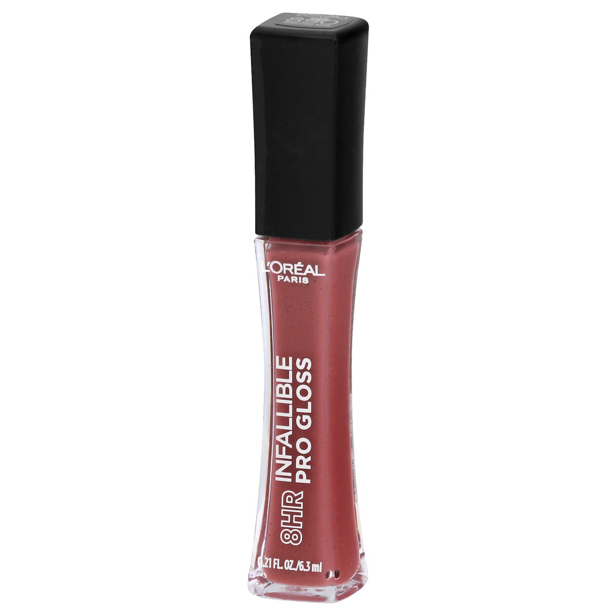 slide 3 of 9, L'Oréal Infallible 8 Hour Pro Lip Gloss, Hydrating Finish, Nightfall Rose, 0.21 fl oz