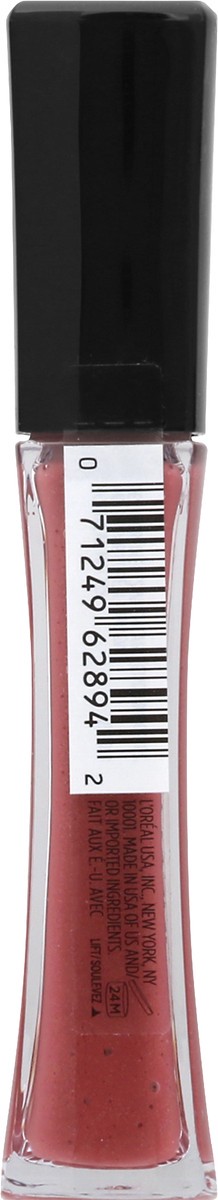 slide 7 of 9, L'Oréal Infallible 8 Hour Pro Lip Gloss, Hydrating Finish, Nightfall Rose, 0.21 fl oz