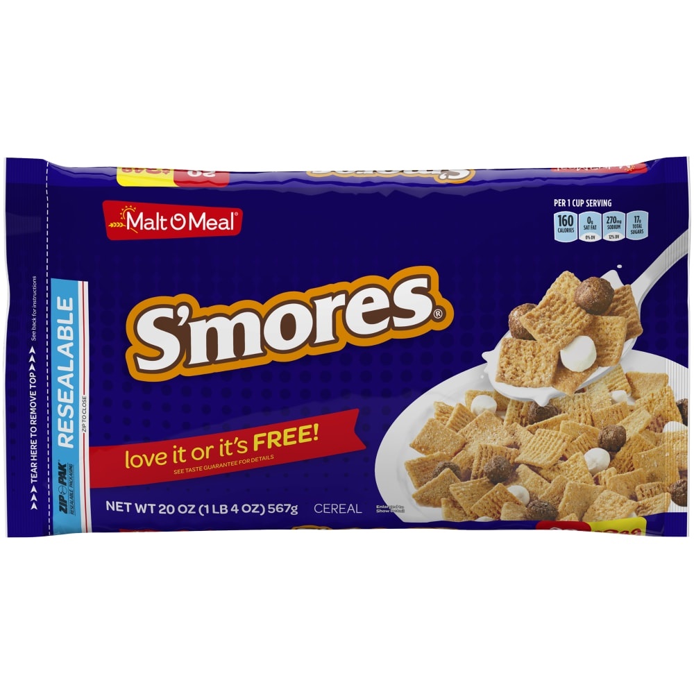 slide 1 of 1, Malt-O-Meal S'Mores Cereal, 20 oz