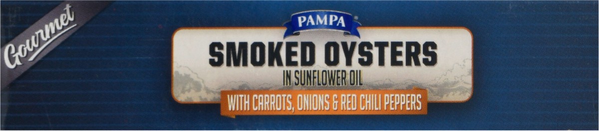 slide 8 of 10, Pampa Gourmet Smoked Oyster, 1 ct