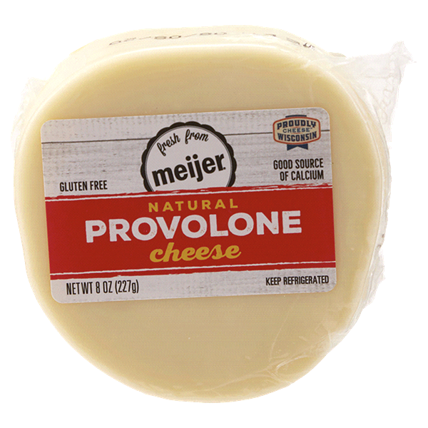 slide 1 of 1, Meijer Natural Provolone Cheese, 8 oz