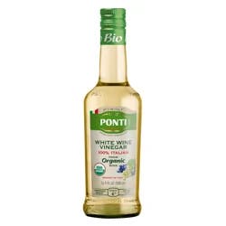 Ponti 100% Italian White Wine Vinegar Organic
