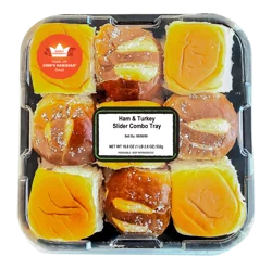 Taylor Farms Ham And Turkey Combo Slider Party Tray