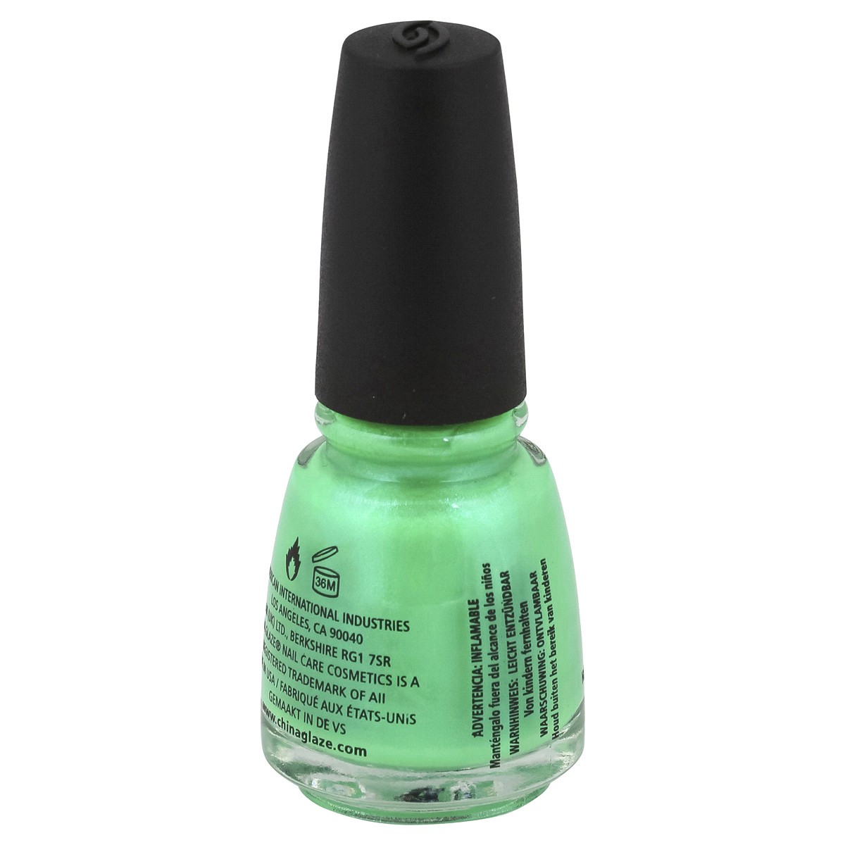 slide 4 of 13, China Glaze Nail Lacquer, In The Limelight, 0.5 fl oz