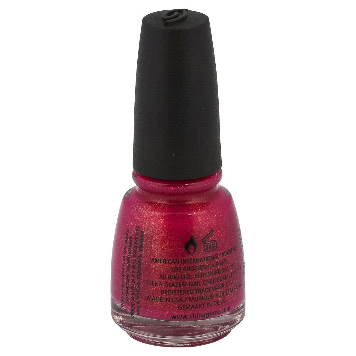 slide 2 of 3, China Glaze Strawberry Fields 716 Nail Lacquer with Hardeners 0.5 fl oz, 1 ct
