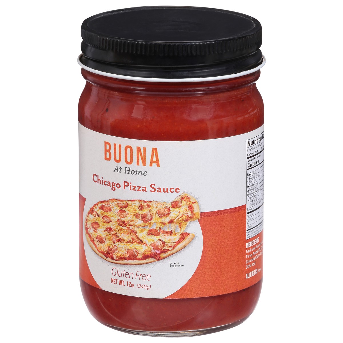 slide 9 of 14, Buona At Home Chicago Pizza Sauce 12 oz, 12 oz