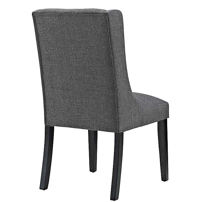 slide 4 of 4, Modway Baronet Upholstered Dining Side Chair - Grey, 1 ct