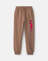 Carters Boys Corvette Car Fleece Joggers - Brown Khaki 5