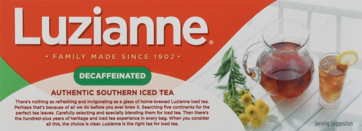 slide 2 of 13, Luzianne Decaffeinated Iced Tea Gallon Size 18 Tea Bags, 18 ct