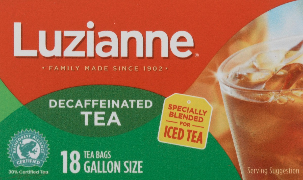 slide 6 of 13, Luzianne Decaffeinated Iced Tea Gallon Size 18 Tea Bags, 18 ct