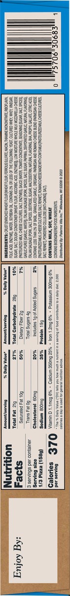 slide 8 of 9, Screamin' Sicilian I'm Thin & Crispy Double Sausage Pizza 16.7 oz, 16.7 oz