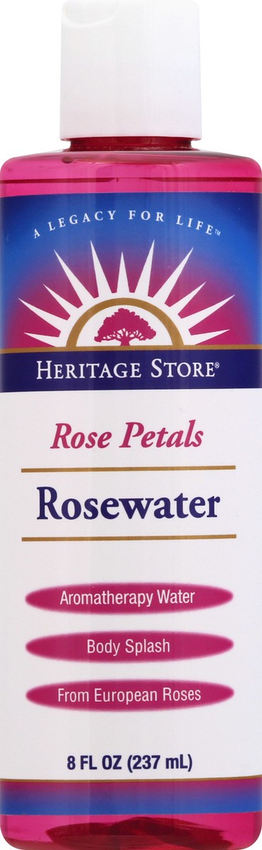 slide 10 of 12, Heritage Store Rosewater 8 oz, 8 oz