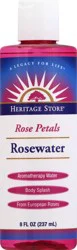 Heritage Store Rosewater 8 oz