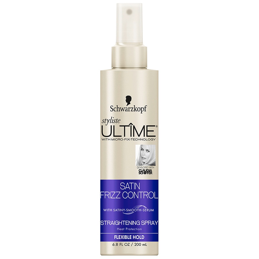 slide 1 of 1, Schwarzkopf Styliste Ultime Satin Frizz Control Straightening Spray, 6.8 fl oz