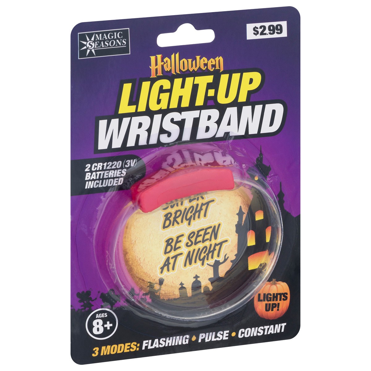 slide 6 of 10, Magic Seasons Halloween Light-Up Wristband 1 ea, 1 ct