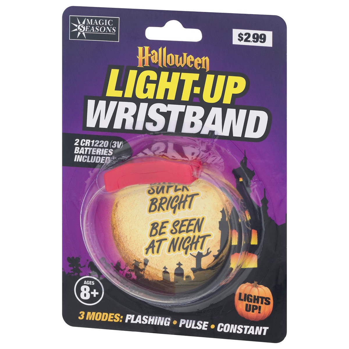 slide 5 of 10, Magic Seasons Halloween Light-Up Wristband 1 ea, 1 ct