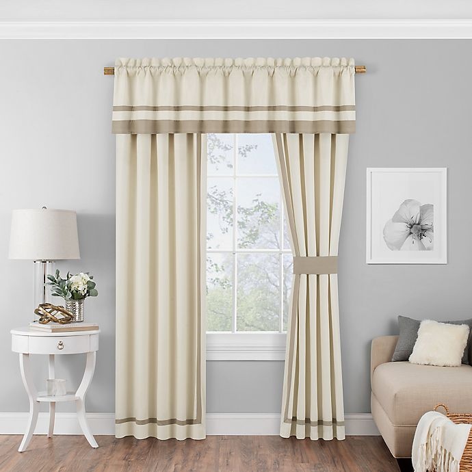 slide 4 of 5, Vue Bensonhurst Valance - Ivory, 1 ct