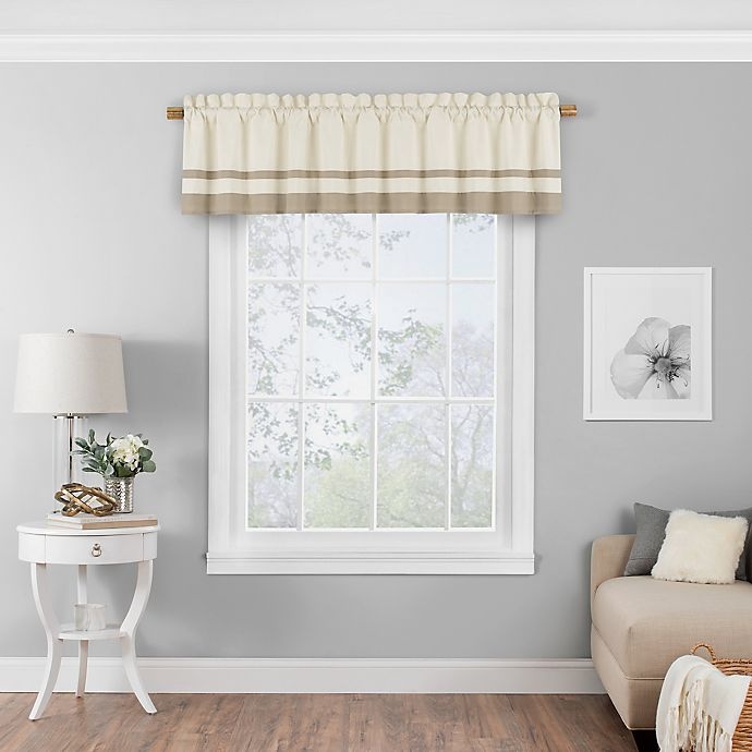 slide 1 of 5, Vue Bensonhurst Valance - Ivory, 1 ct