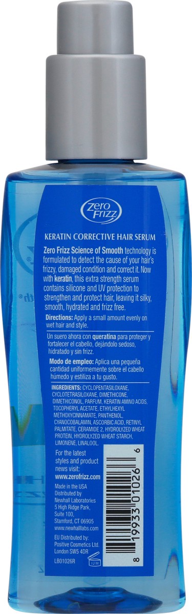 slide 10 of 12, Zero Frizz Keratin Corrective Extra Strength Hair Serum 148 ml, 148 ml