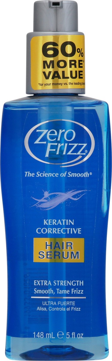 slide 11 of 12, Zero Frizz Keratin Corrective Extra Strength Hair Serum 148 ml, 148 ml