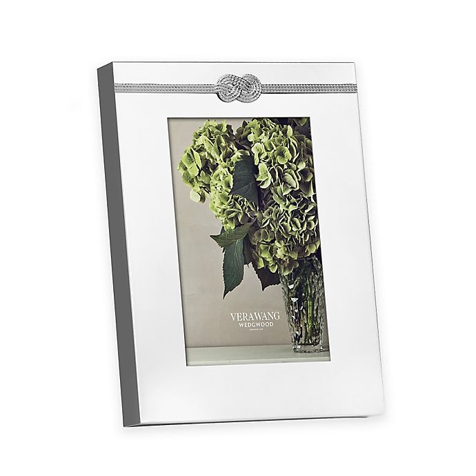 slide 1 of 1, Vera Wang Wedgwood Vera Infinity Picture Frame, 4 in x 6 in