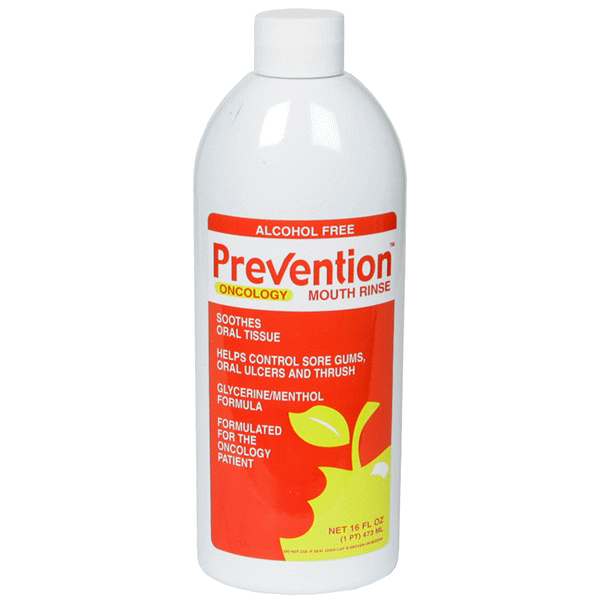 slide 1 of 1, Prevention Oncology Mouth Rinse, 16 oz