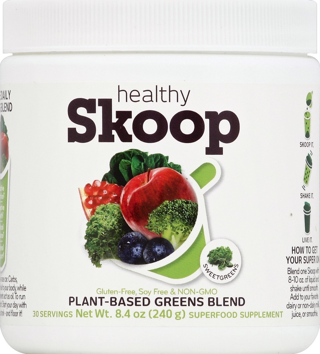 slide 2 of 2, Healthy Skoop Greens Blend 8.4 oz, 8.4 oz