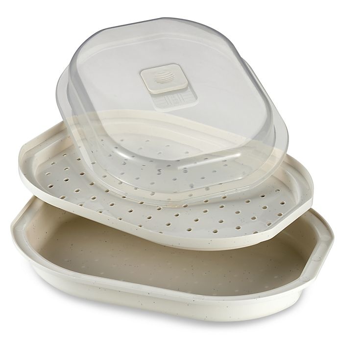 slide 1 of 1, SALT Meals - Minutes Microwave Fish and Vegetable Steamer, 1 ct