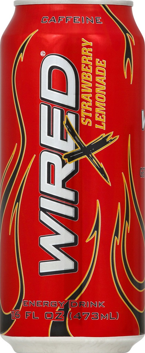 slide 2 of 14, Wired Strawberry Lemonade Energy Drink - 16 oz, 16 oz