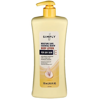 slide 1 of 1, Simply U Moisture Care Essential Renew For Dry Skin, 24.5 oz