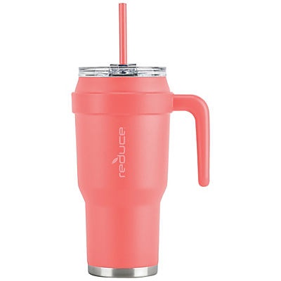 slide 1 of 1, Reduce Cold1 Sugar Coral Stainless Steel Mug, 40 oz