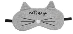 Cala Sleep Mask Cat Nap Grey