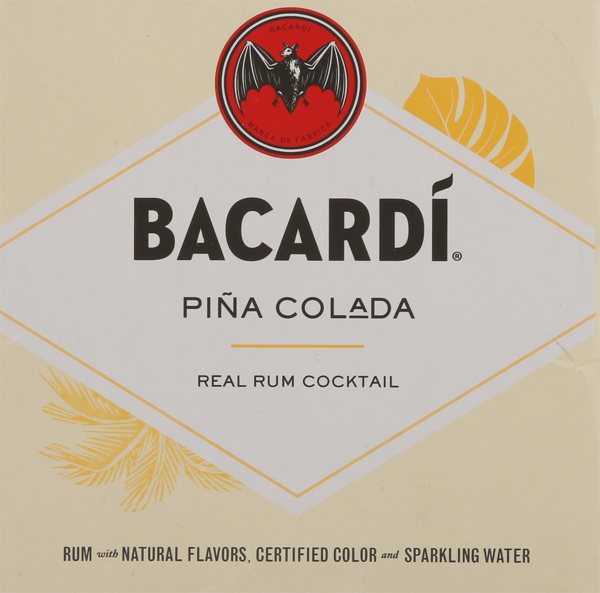 slide 12 of 12, Bacardi 4-Pack Pina Colada Rum Cocktail 4 - 355 ml Pack, 355 ml