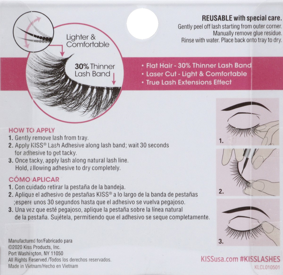 slide 6 of 6, Kiss Lash Couture Luxtensions Russian Volume Lash Extensions, 1 ct