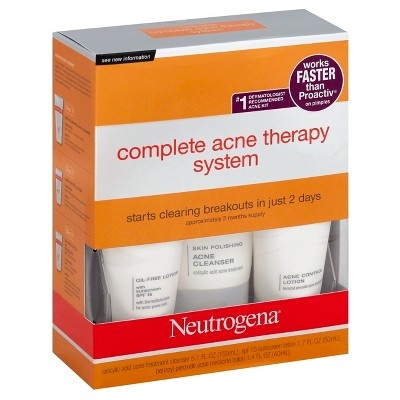 slide 1 of 3, Neutrogena Complete Acne Therapy System, 1 ct