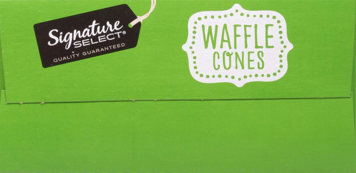 slide 5 of 9, Signature Select Waffle Cones 12 ea, 12 ct