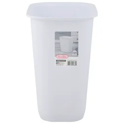 Sterilite White 9 Gal Wastebasket 1 Each
