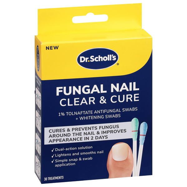 slide 1 of 1, Dr. Scholl's Fungal Nail Clear & Cure 30 Each, 30 ct
