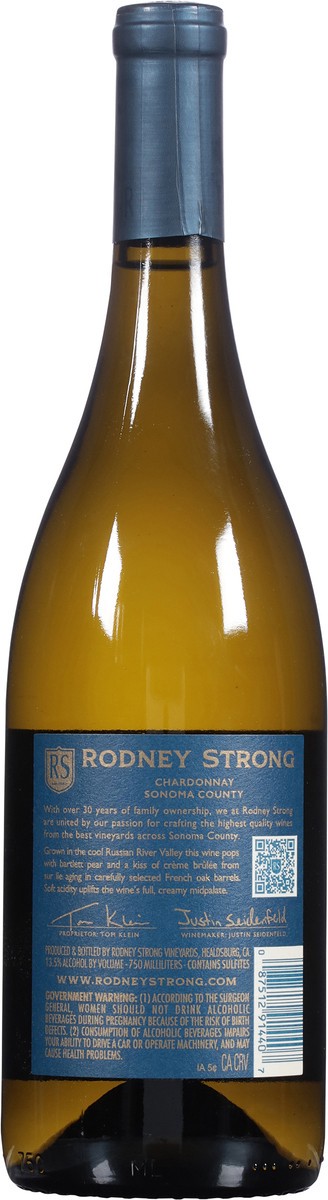 slide 9 of 11, Rodney Strong Vineyards Russian River Valley Sonoma County Chardonnay 750 ml, 750 ml