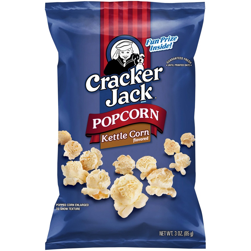 slide 1 of 3, Cracker Jack Kettle Corn Popcorn, 3 oz